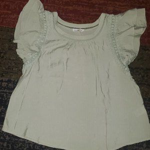 Blouse with lace